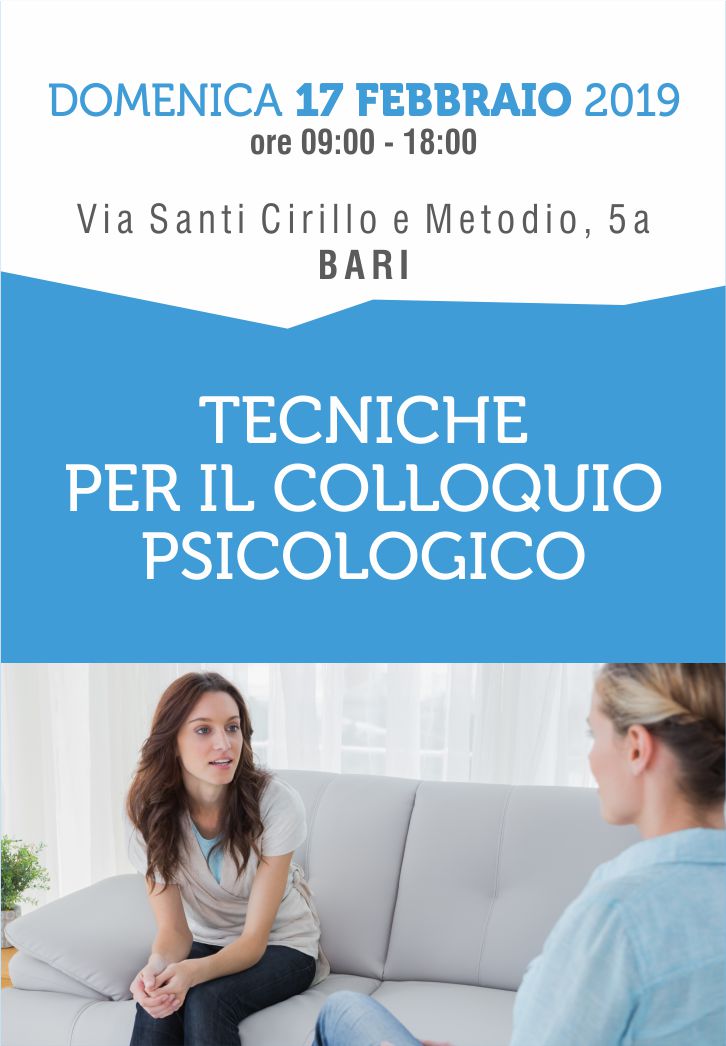 evento sulle tecniche psicologiche per il colloquio