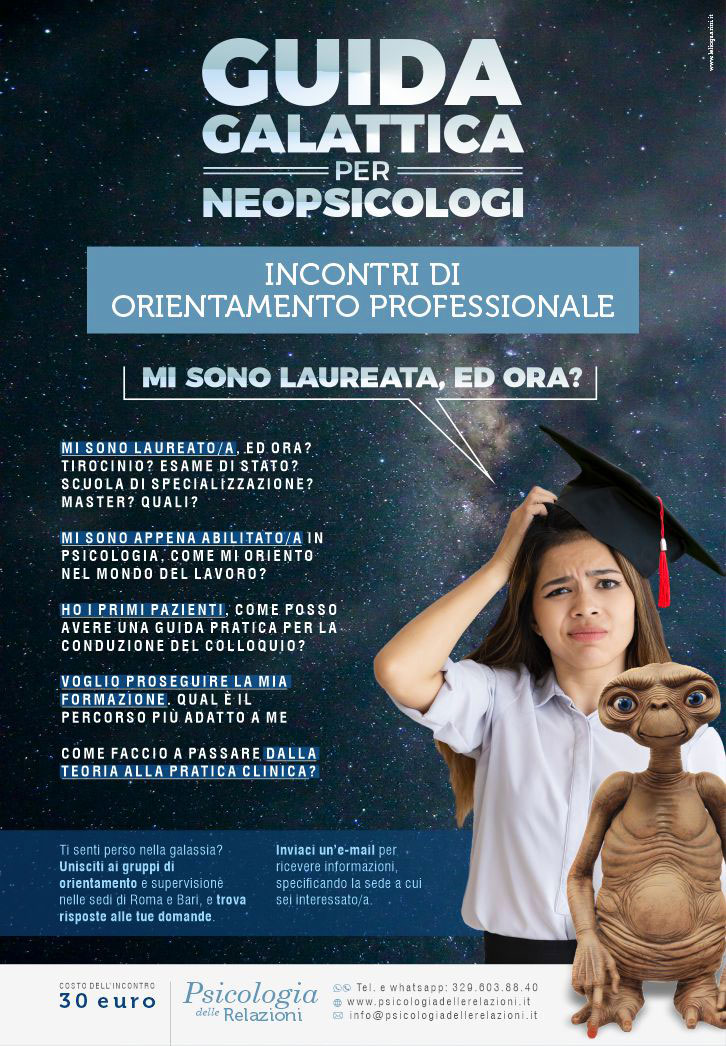 incontri di orientamento per neolaureati in psicologia, neopsicologi a bari e roma