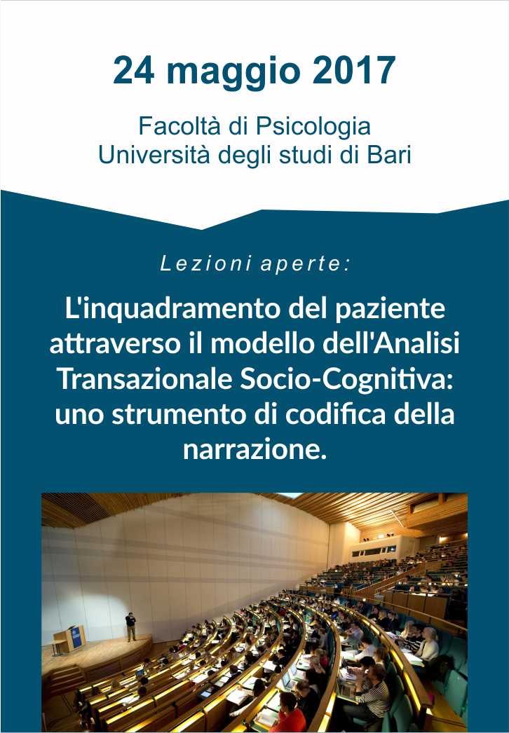 locandina evento lezioni aperte università di bari