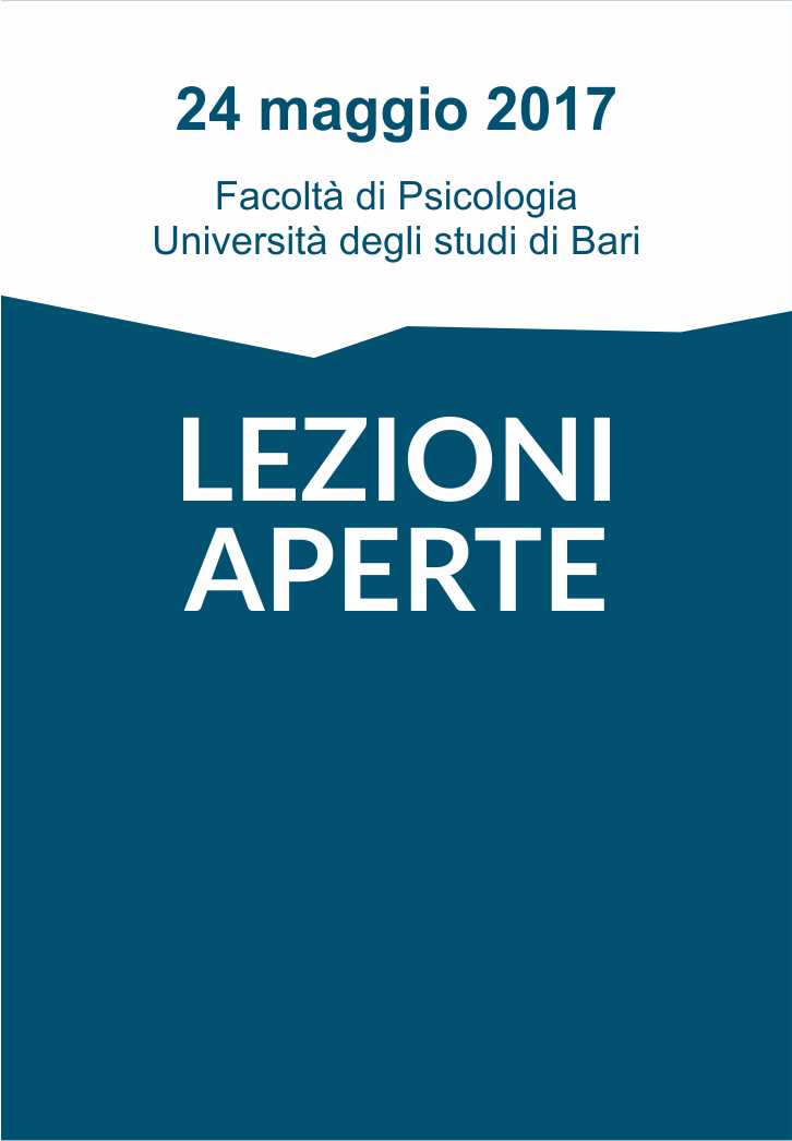 locandina evento lezioni aperte università di bari